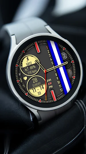 FLAGSHIP Watch face Screenshot 2