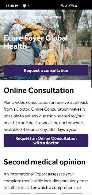 Ecare Foyer Global Health Screenshot 1