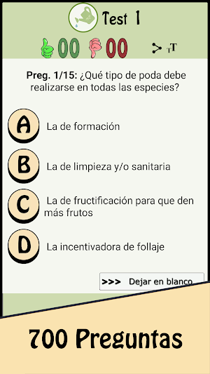 TestOpos Jardinería Screenshot 2