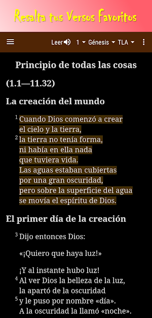 Biblia TLA screenshot 2