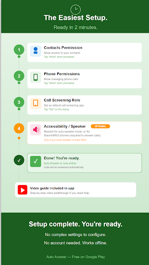 Auto Answer - Hands-Free Calls Screenshot 3