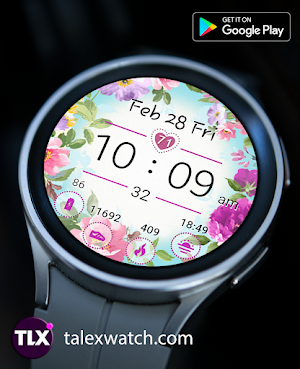 Aquarelle Watch Face Screenshot 1
