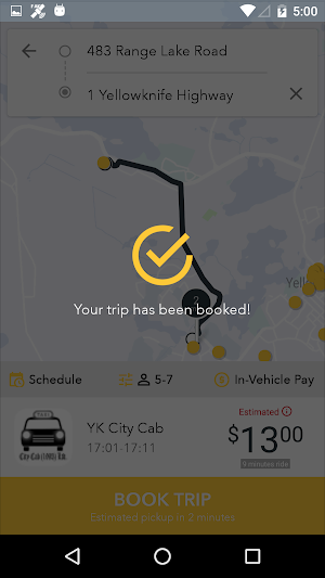City Cab Yellowknife screenshot 3