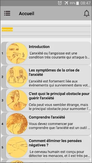 Contrôler l'anxiété et l'angoi Screenshot 0