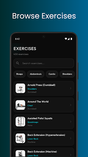 Apex – Gym Workout Tracker Screenshot 1