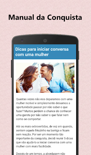 Conquistar a mulher - Manual da paquera Screenshot 2