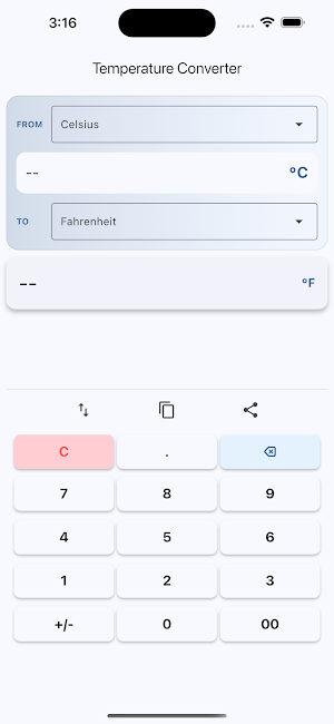 Temperature Converter Screenshot 2