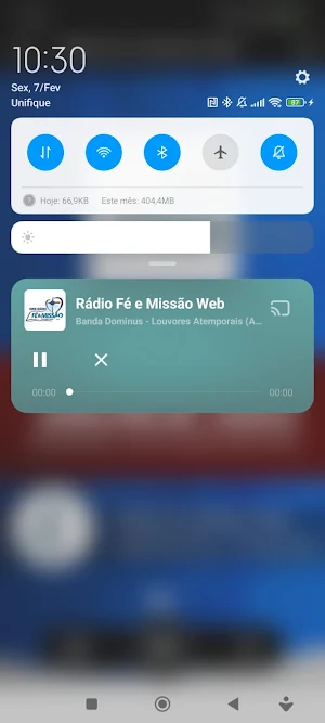 Web Rádio Fé e Missão Web Screenshot 2