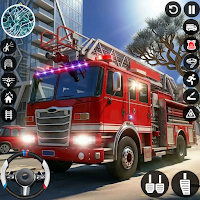 City Fire Truck Rescue Game