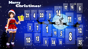 Santa Girl Advent Calendar Fun Screenshot 0