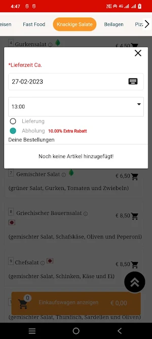 Pizza taxi lieferservice Screenshot 3