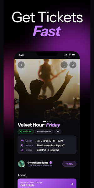 BlackSeat - Buy Event Tickets Screenshot 1