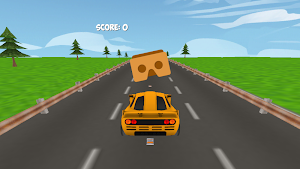 VR Highway Racer Cars 3D Screenshot 1