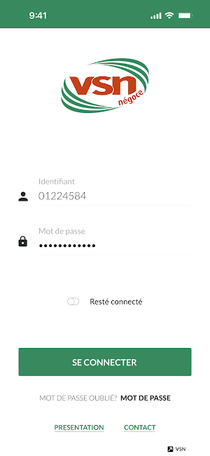 VSN Négoce Screenshot 0