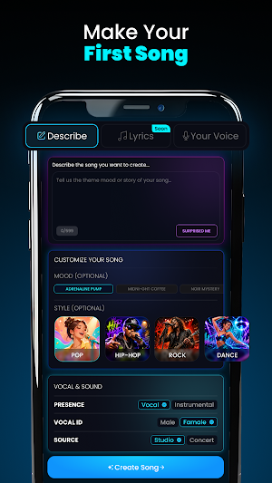 AI Music Generator, Song Maker Screenshot 2