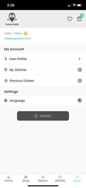 Luxus Auto Screenshot 0