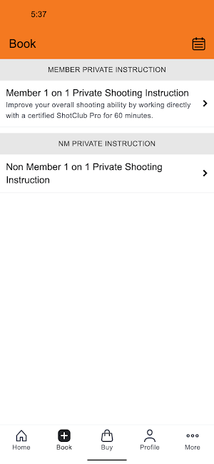 ShotClub Screenshot 1