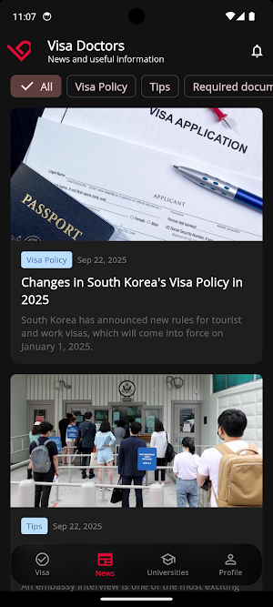 Visa Doctors Screenshot 2