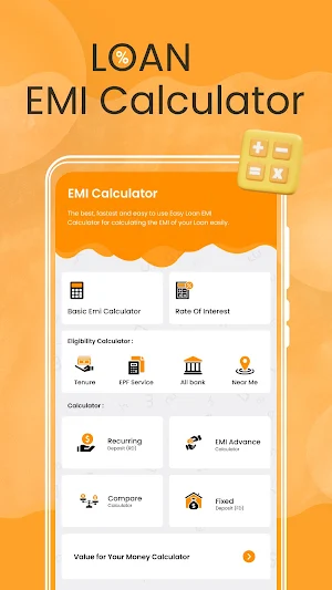 LoanTool - Easy EMI Calculator Screenshot 1