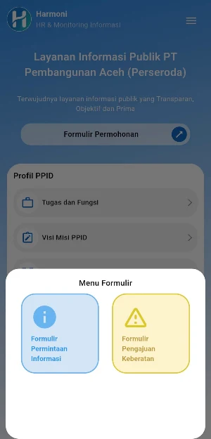 Harmoni Screenshot 1