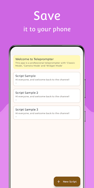 Teleprompter - Script Scroller Screenshot 1