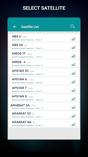 Satellite finder: Set Dish  Screenshot 1