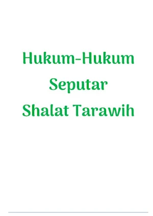 Hukum Seputar Shalat Tarawih Screenshot 0