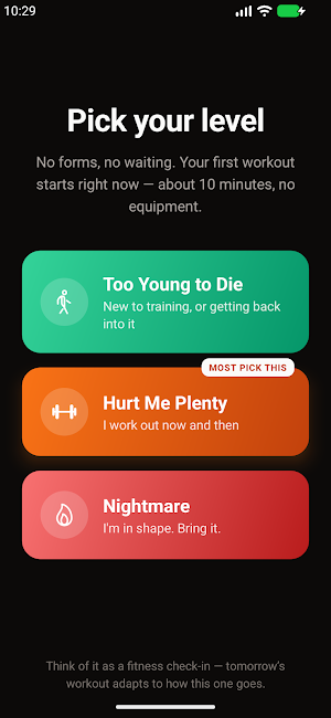 Morning Workout: Home Routine Screenshot 1