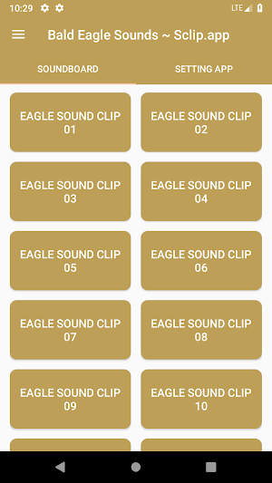 Bald Eagle Sound Collections ~ Sclip.app Screenshot 0