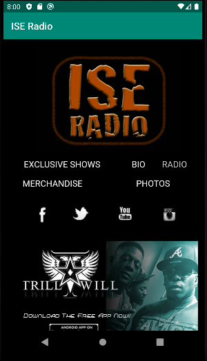 ISE Radio Screenshot 1