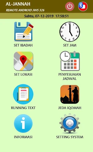 REMOTE JAM SHOLAT AL-JANNAH BLUETOOTH Screenshot 2