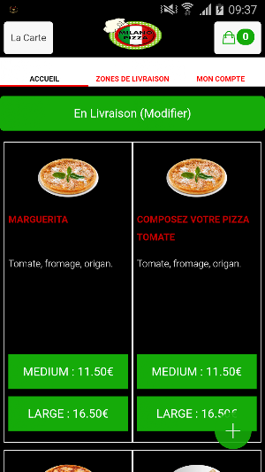 Milano Pizza Screenshot 2