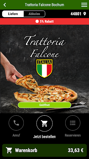 Trattoria Falcone Bochum Screenshot 0