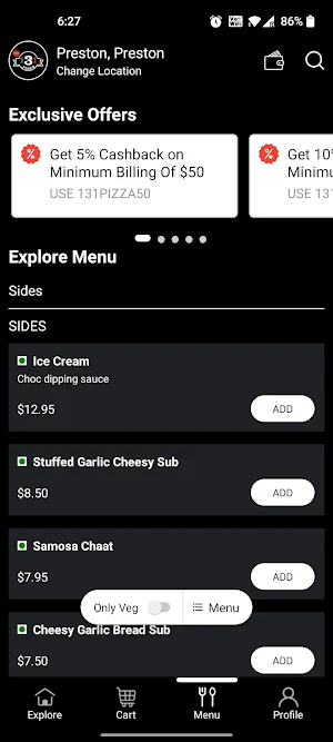 131 Pizza Screenshot 1