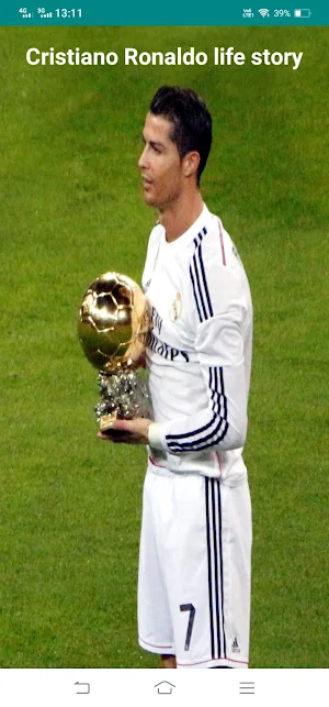 Cristiano Ronaldo life story Screenshot 0