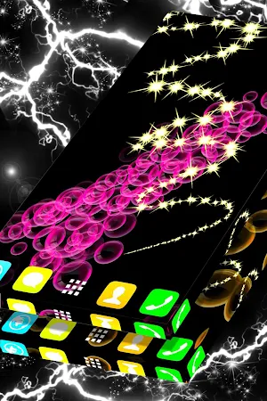 Neon Bubble Live Wallpaper screenshot 5