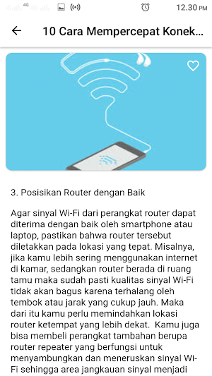Cara Percepat Koneksi Internet Screenshot 1