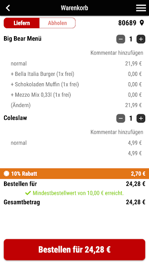 Jeffrey´s Burger Laim Screenshot 1