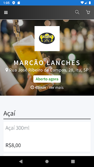 Marcão Lanches Itu Screenshot 0
