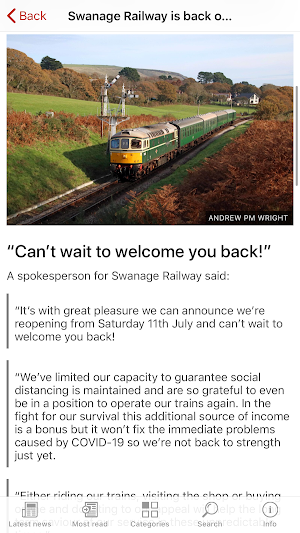 Swanage News Screenshot 3