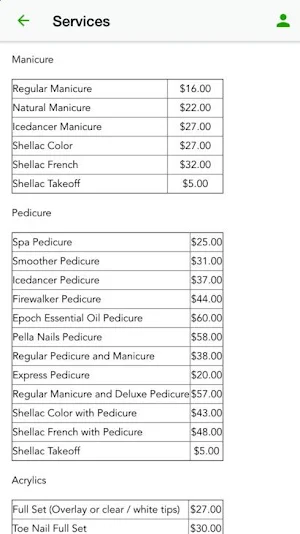 Pella Nails Inc (UT) Screenshot 2