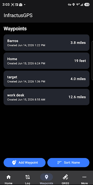InfractusGPS Screenshot 1