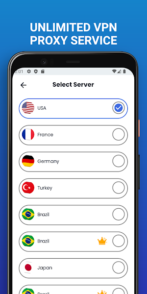 Shark VPN - Unlimited Proxy Screenshot 2