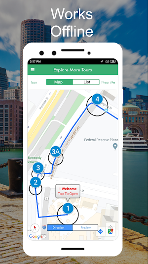 Harborwalk Boston Audio GPS Tour Guide Screenshot 1