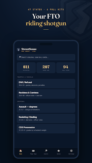 StreetSense: Police Law App Screenshot 0