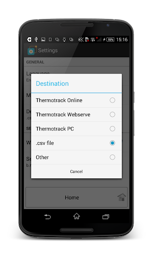 Thermotrack Mobile Edition Screenshot 3
