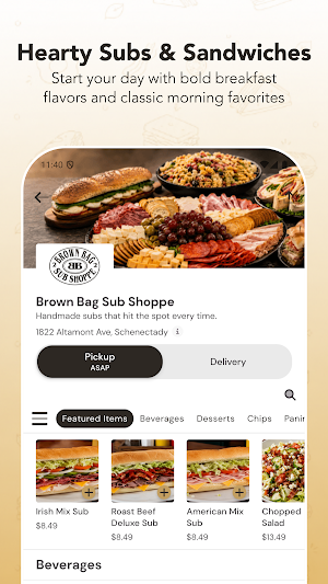 Brown Bag Sub Shoppe Screenshot 1