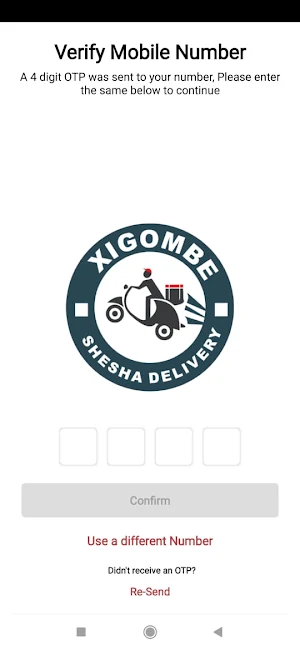 Xigombe Shesha Delivery Screenshot 1