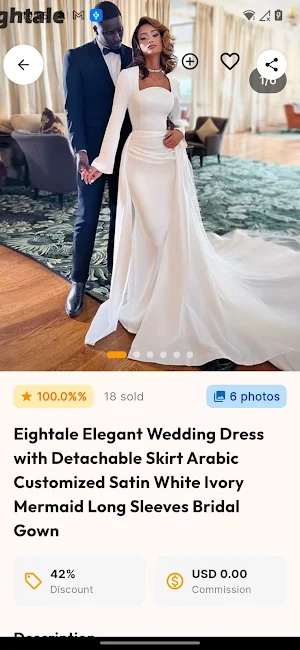 Wedding dress shopping online Screenshot 2