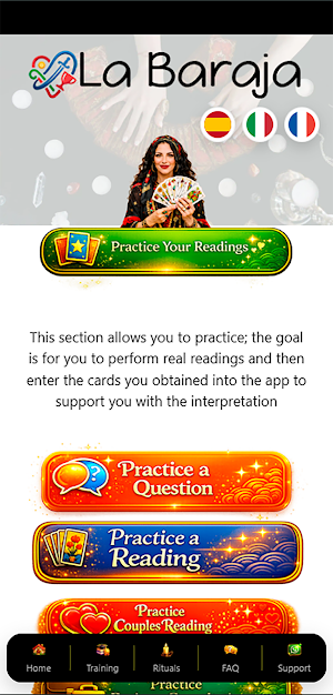 Spanish Deck Readings Screenshot 1